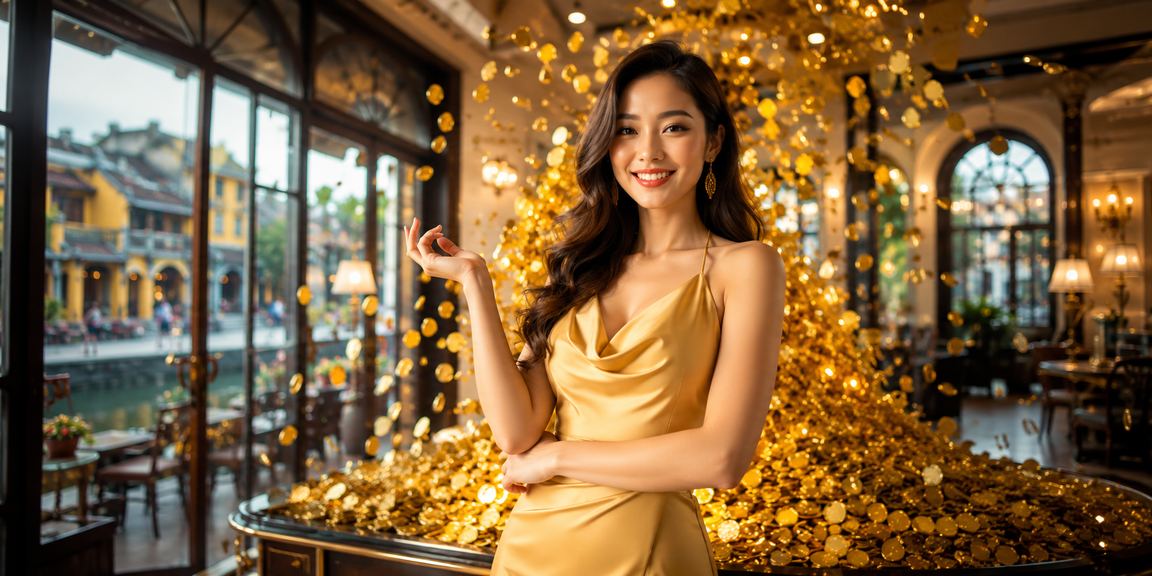 Không khí giải trí buổi sáng tại Hội An kết hợp cà phê và trò chơi trực tuyến