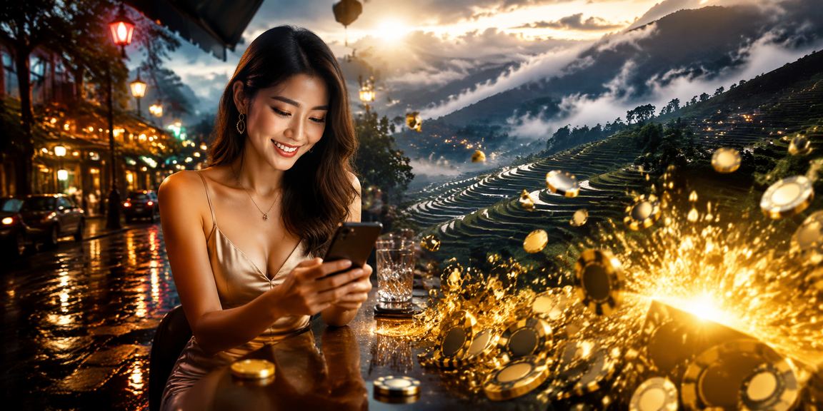 Người dùng tại Sa Pa truy cập khuyến mãi casino trên điện thoại di động giữa thiên nhiên